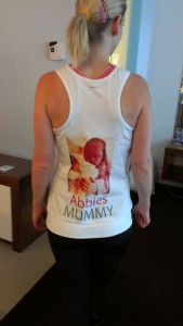 Katy's 'Abbie's Mummy' Running Vest